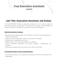 Executive Assistant